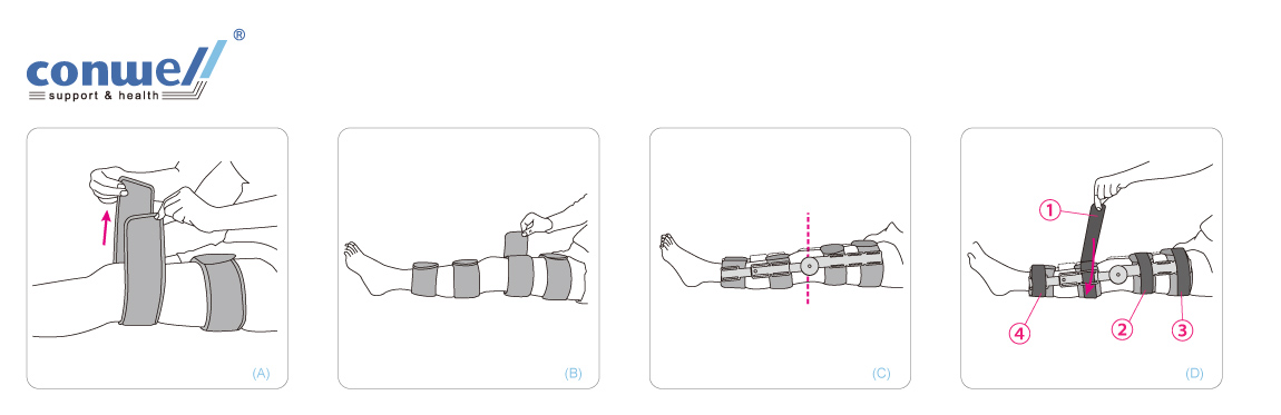 Ceinture de soutien abdominale - 5501 - Conwell Medical - adulte